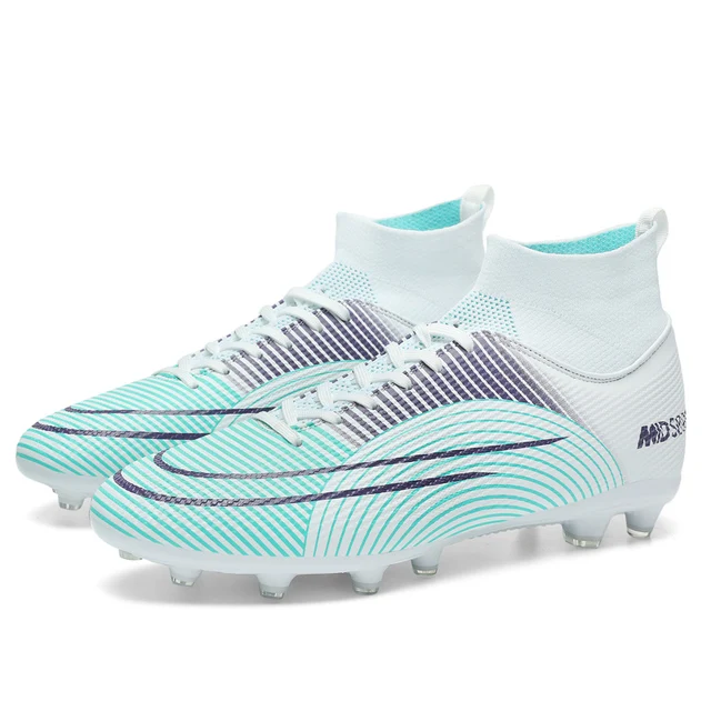 2023 New Professional Football Boots Men Women Soccer Shoes TNew Big Size 47 48 Quality Long Spikes Football Boots Soccer Shoes