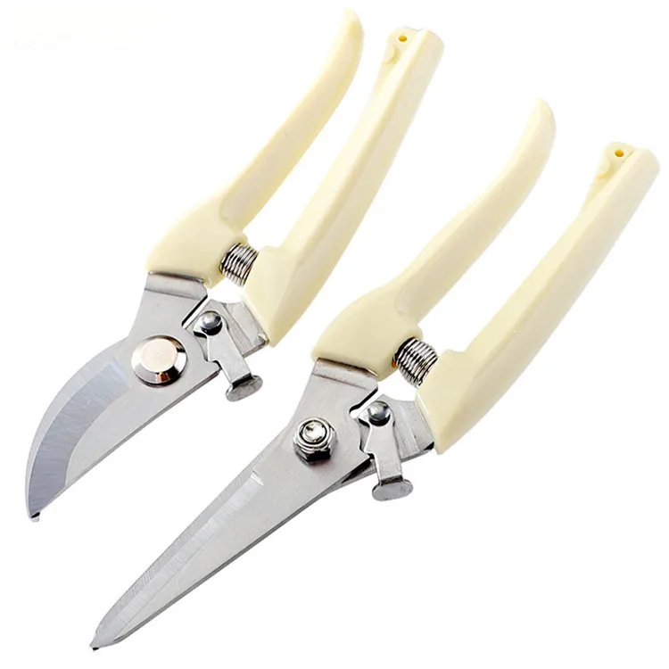 Garden Pruning Shears Set Bypass Pruner Straight Blade Scissors Sharp Garden Shears for Cutting Trimming Plants Bonsai