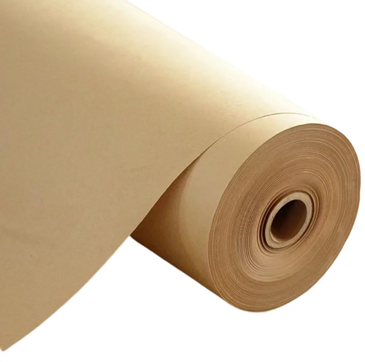 Qiyin разумная цена крафт-коричневая бумага 70 мм 80Gsm 90Gsm напечатанная белая крафт-бумага в рулоне