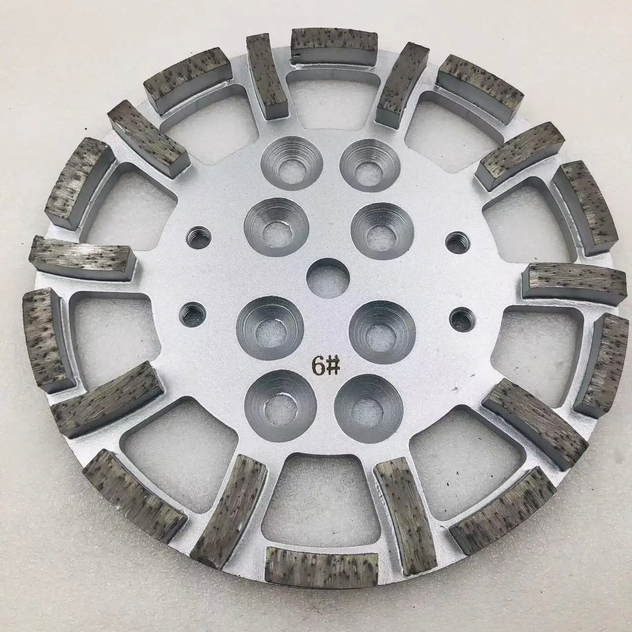 PEX 10inch 250mm Factory Wholesale Custom Universal Square Milling Wheel Diamond Segment Grinding Plate