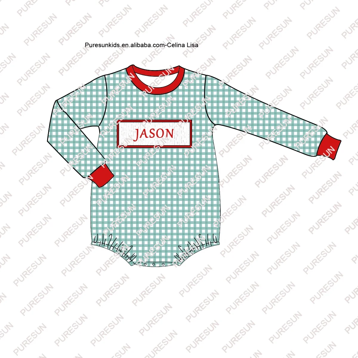 2023  baby girls boys clothing collection name embroidery smock Christmas ornaments print toddler girl outfit