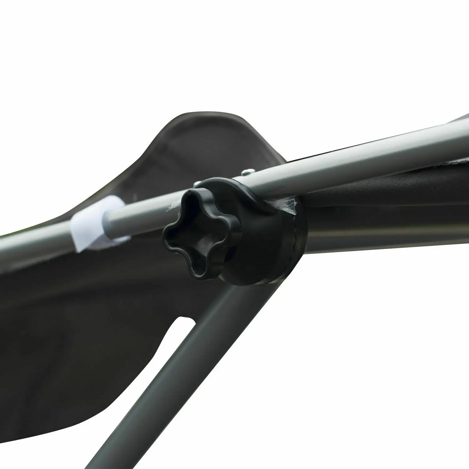 Out sunny Double Hammock Outdoor Garden Frame Swing Sun Lounger Beds with Canopy