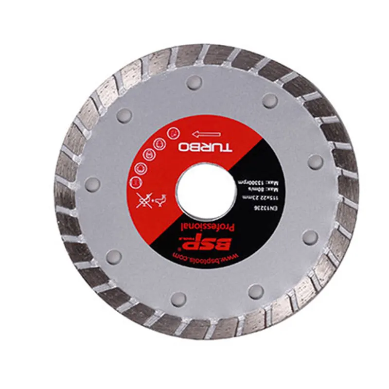 Fine Turbo Sintered Diamond Blade 115mm Cutting Disc For Masnory 4.5 Inch