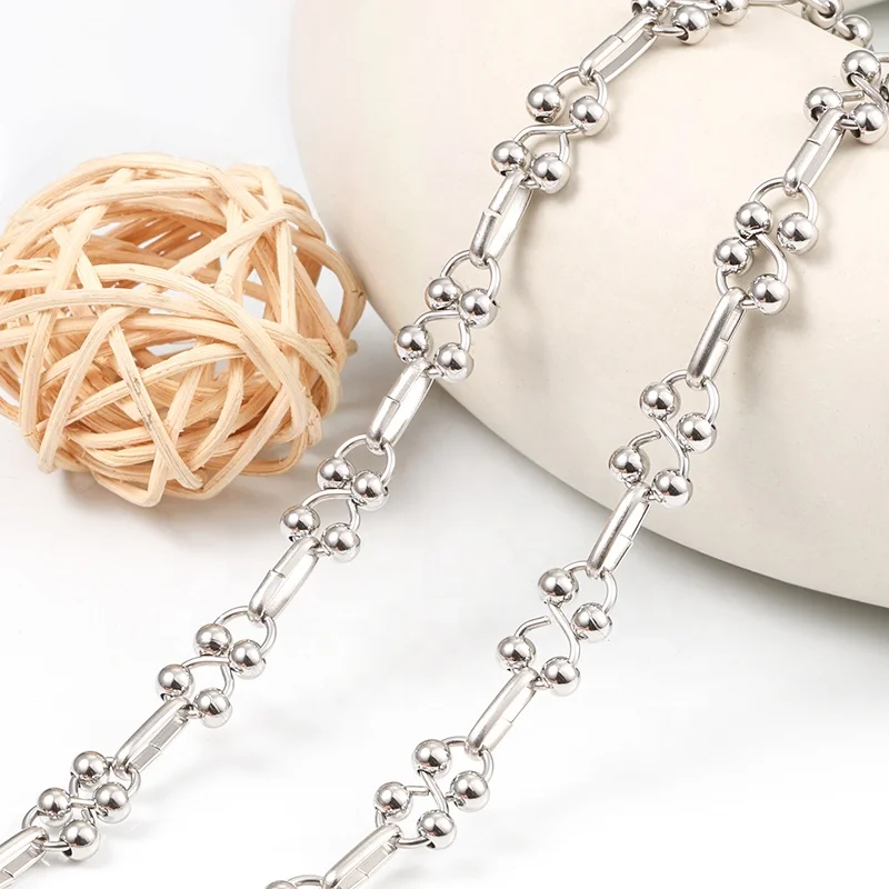 Spool Roll by Meter Stainless Steel Silver Necklace Fashion Body Chains for Jewelry Making Jewelry Findings Component