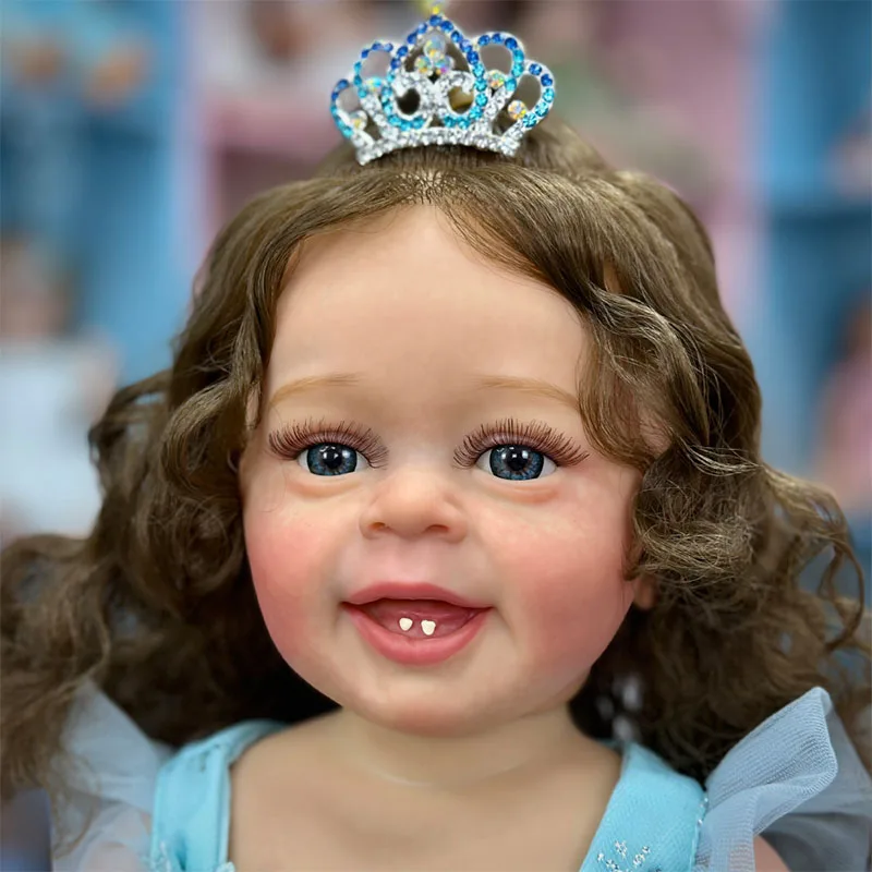 High Quality Realistic Reborn Baby Vinyl Doll Soft Toy Model Fashion Doll for Birthday Gift