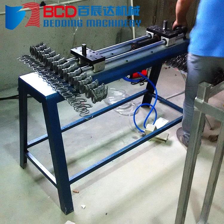 Low failure rate high quality cheap price 2.5-4.0mm wire diameter sofa zigzag strengthening spring machine