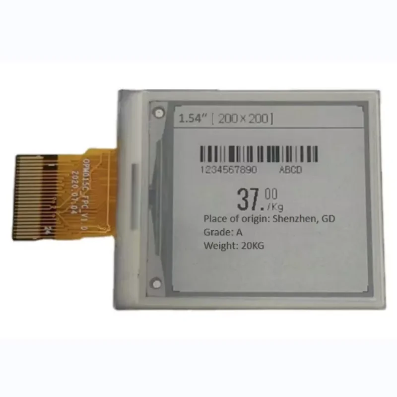 E-paper Display Module 1.54' Electronic Shelf Label 1.54 inch TFT OLED Screen Digital ESL Price System Retail Market Price Tag