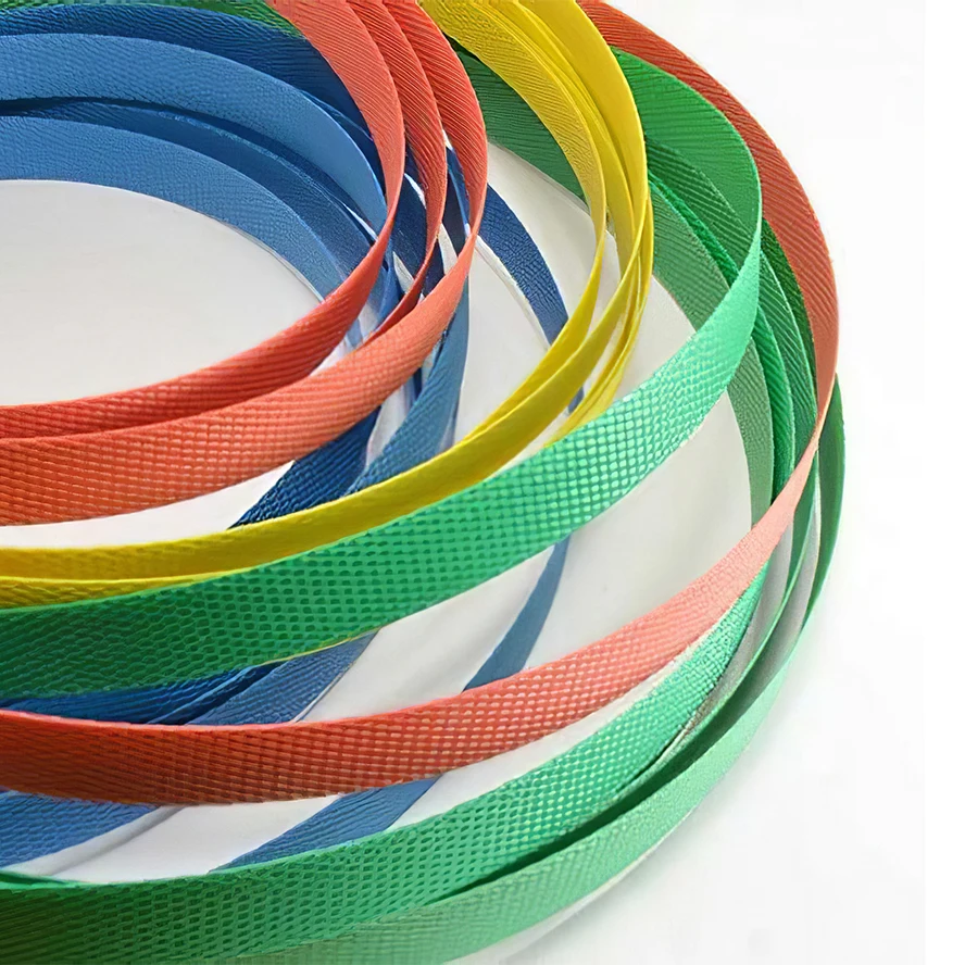 Strapping Tool Recyclable 16 19mm Polyester Polyethylene Band Green Pet Strap