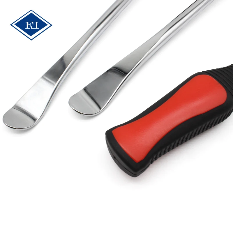 5pcs Tire Stripping Tool Tire Removal Pry Bar Crowbar Warping Bar Alloy Steel with 2 Rim Protectors