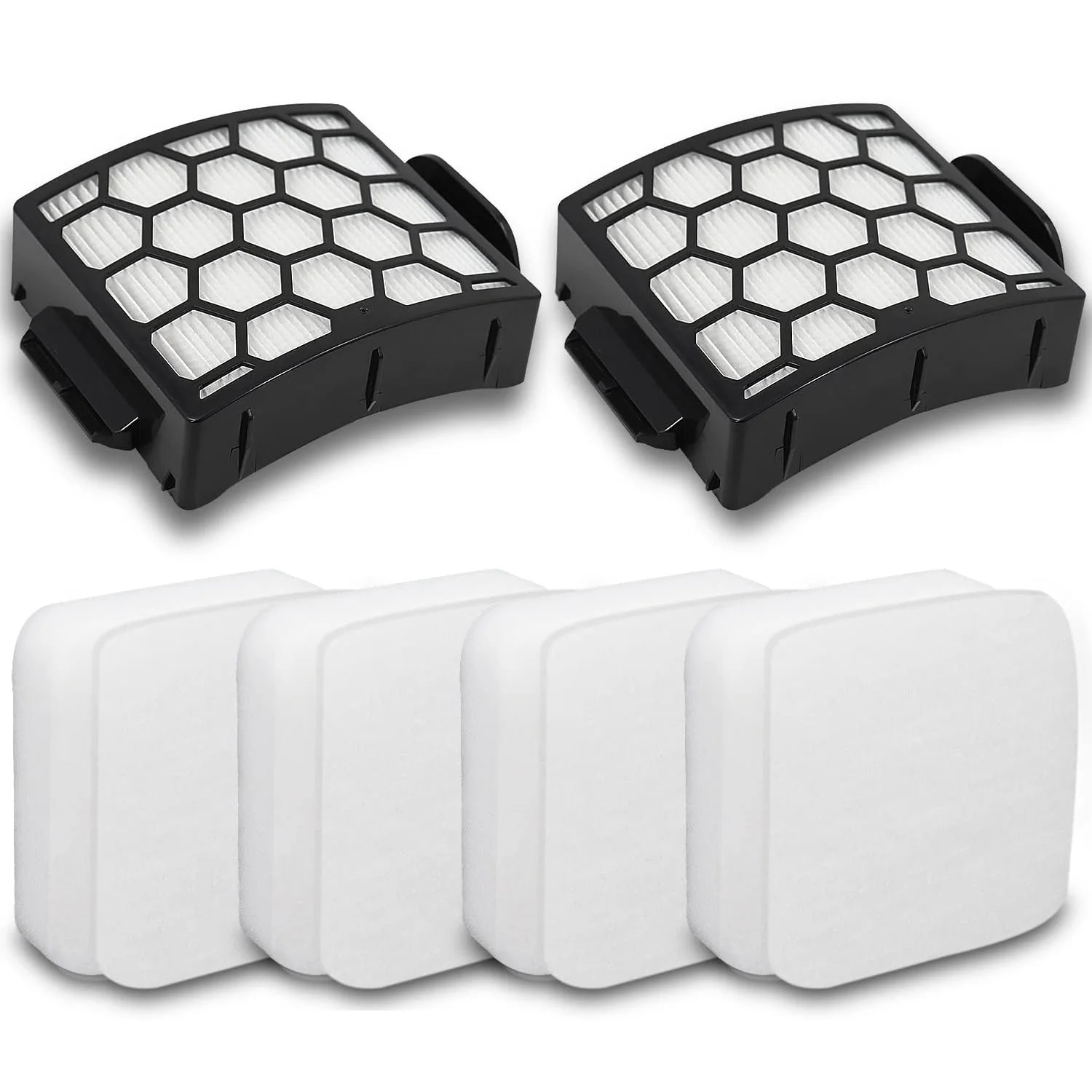 Set of Replacement Filters For Shark NV602UK Upright Vacuum Cleaner NV602UKT NV702UK NV702UKT NZ690UK NZ690UKT