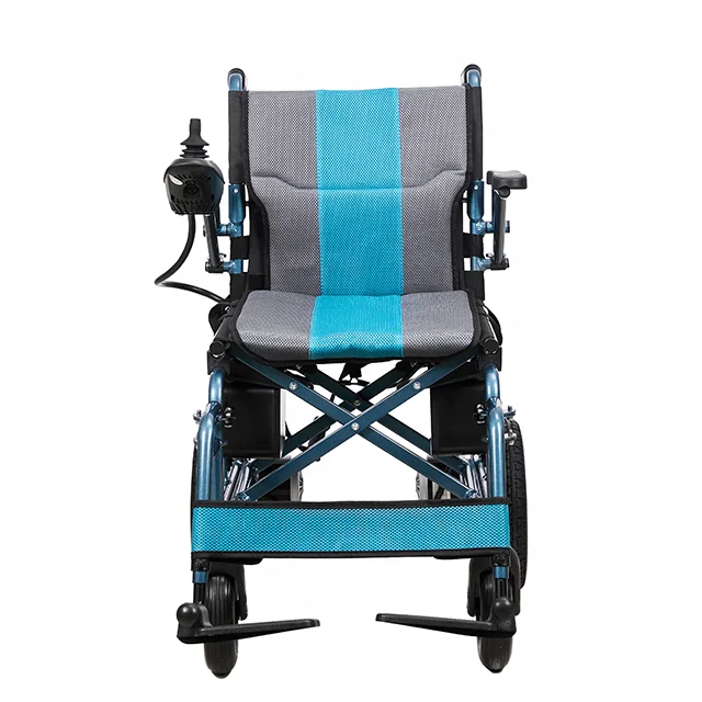 Economic electric Aluminum lightweight power wheelchair with rechargeable battery powered silla de ruedas electrical wheelchair