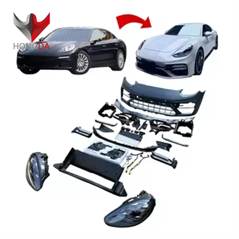 2010-2016 970.1 970.2 upgrade to 971 Turbo S facelift car bumpers bodykit PDLS headlamps For Porsche Panamera 970 body kit