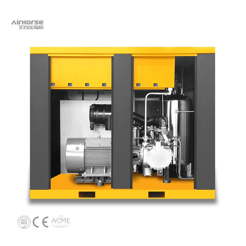 China energy-saving ac power air-cooled oil-free pressure switch air compressor for plastic blowing machine