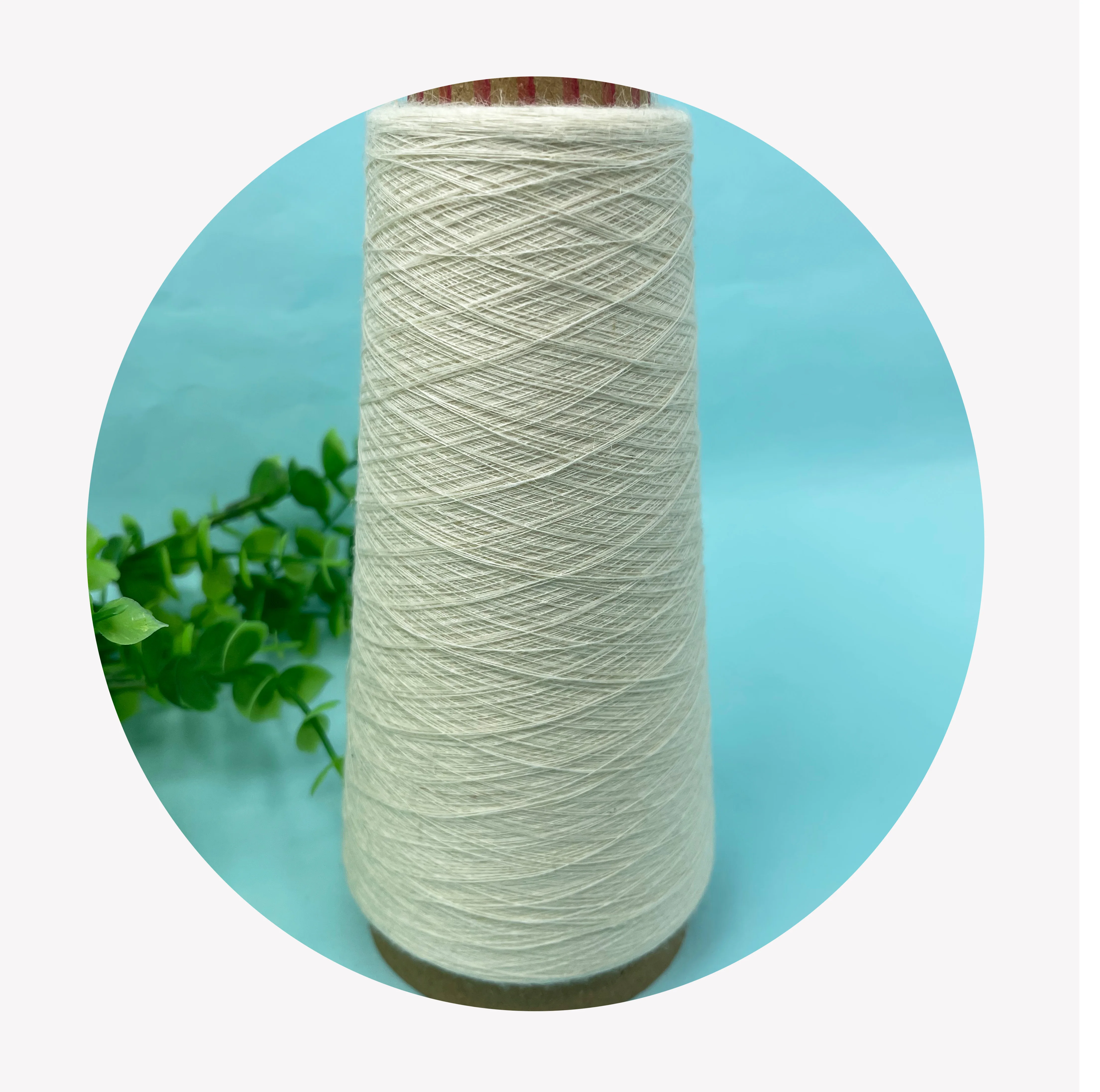 Linen cotton yarn wholesale for knitting weaving