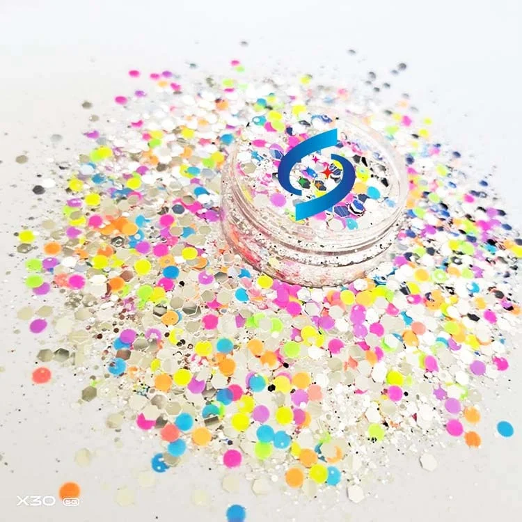 Bulk 800 colors cosmetic grade chunky glitter for Glitter tumbler