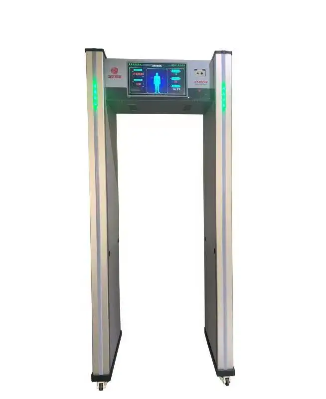 Zoan the best sales 18 Zones Metal /Phone / Detection AI Body Scanner Security Walk Through Metal Detector for safety