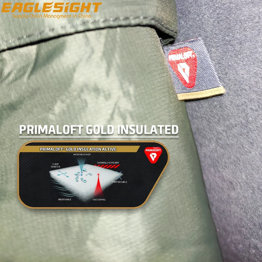 Primaloft Insulation XL Envelope Sleeping Bag OEM 20D 380T Ripstop Water Repellent PFC Free Nylon Cire Sleeping Bag Camping