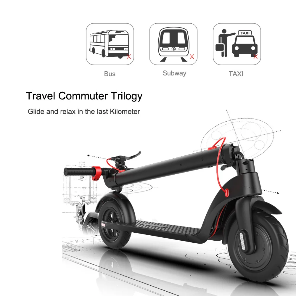 2023 best selling The U.S. EU warehouse extremely fast shipping 350W 36V 5ah 10-inch tires off-road air tires folding scooter