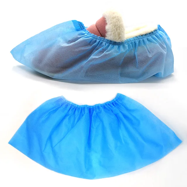 Disposable Plastic Medical CPE Shoe Cover Waterproof Rain Shoe Covers