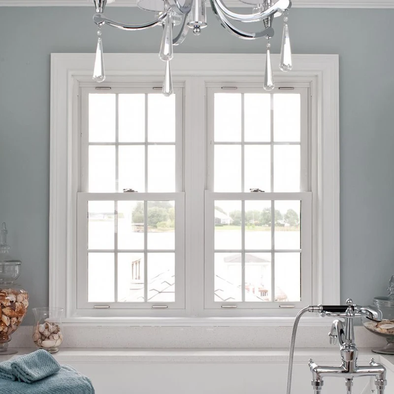 Thermal-Break  with insect screen single-hung windows top hung awning window white single hung windows