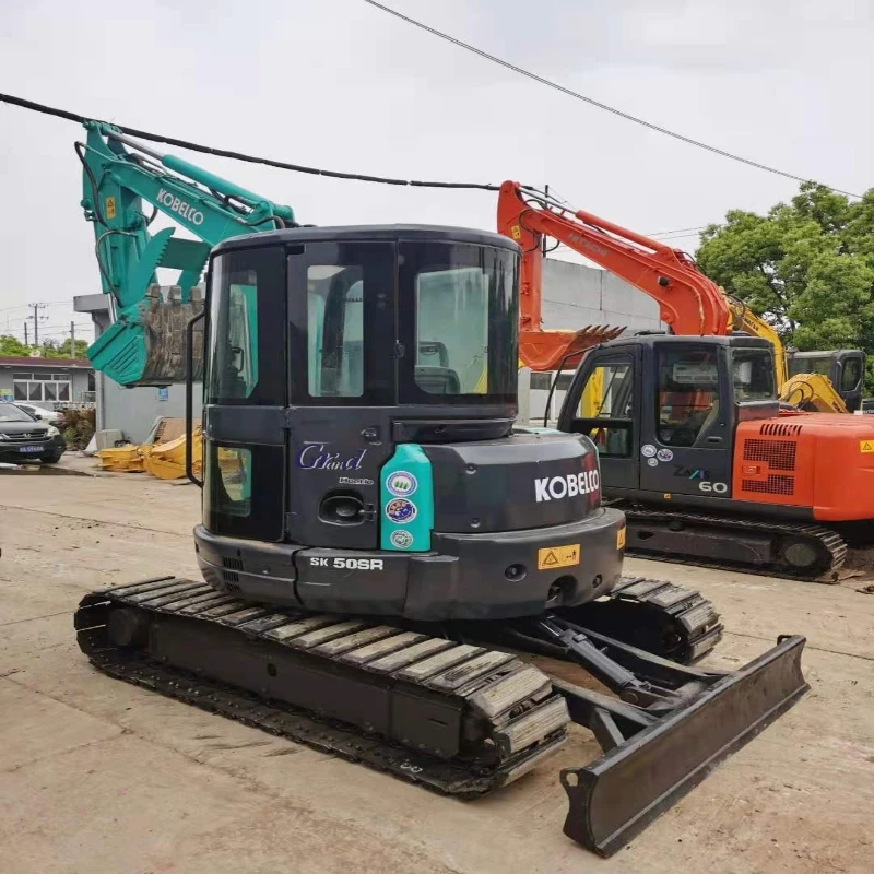 Mechanical control mini used excavators for sale in dubai small KOBELCO micro crawler digger excavator