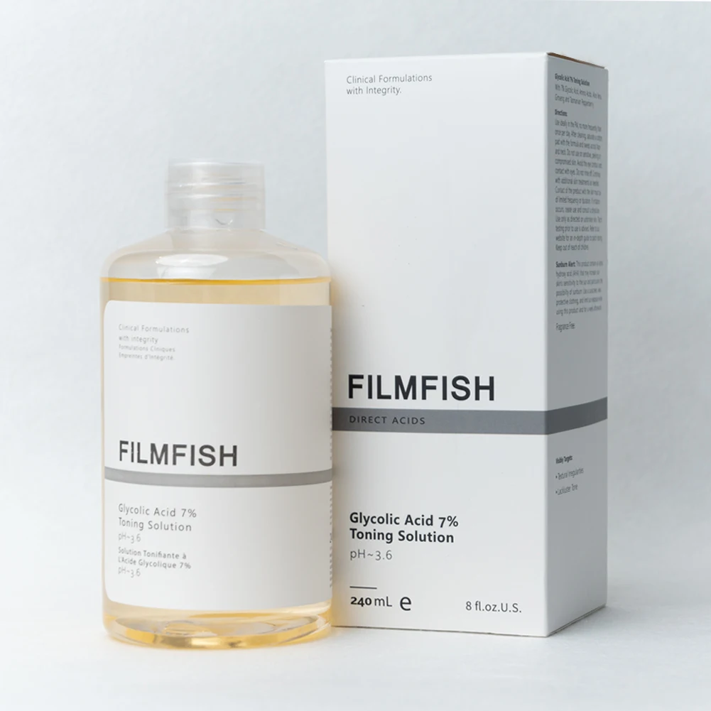 OEM/ODM Glycolic Acid 7% Toner 240ml Glycolic Acid Toning Solution  Exfoliating Toner Suitable for Women and Men