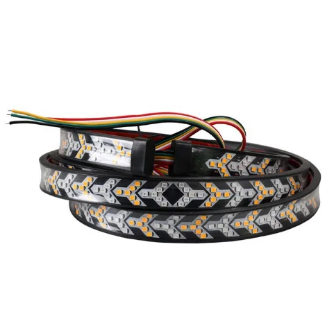 Hot selling Pickup Tail Lamp Brake Stop Truck Trailer Turn Signal Light red yellow LED flexible light