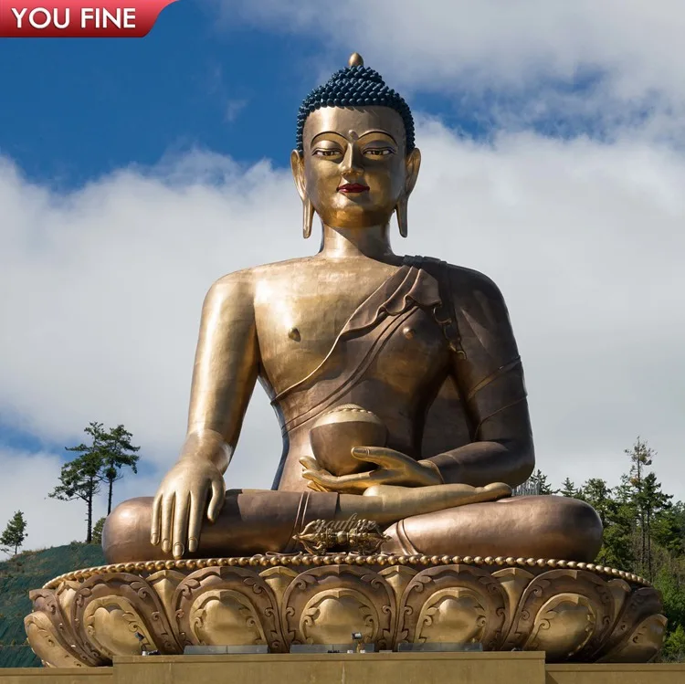 Outdoor Religious Statue of God in Metal Brass for Sale