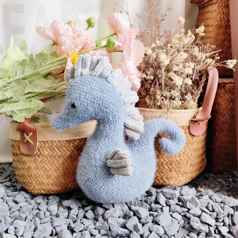 PP Cotton Sea Horse Design Cute Custom Plush Toy Stuffed Animal Baby Toys for Gifts