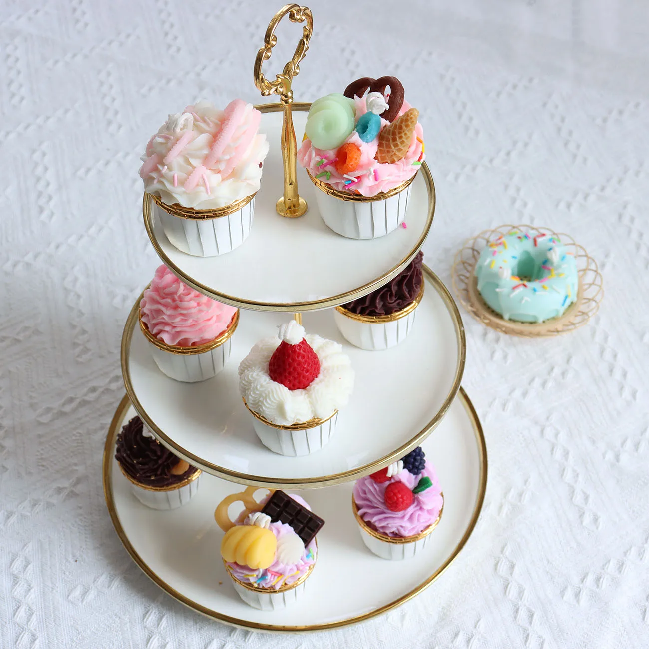 Ice Cream Dessert Candle Food Candle Customized Logo Scented Candles