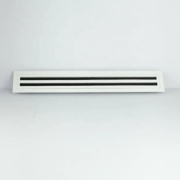 HVAC System Aluminum Linear Slot Diffusers Air Registers with Removable Core