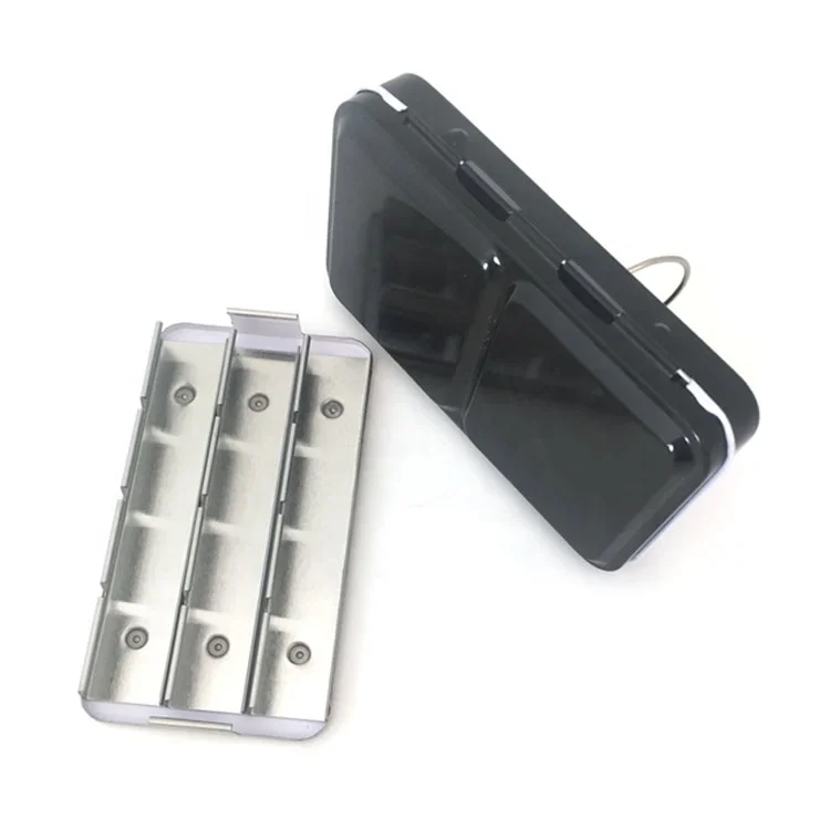 Жестяная коробка 12/24/48 цветов с индивидуальным дизайном для упаковки канцелярских принадлежностей