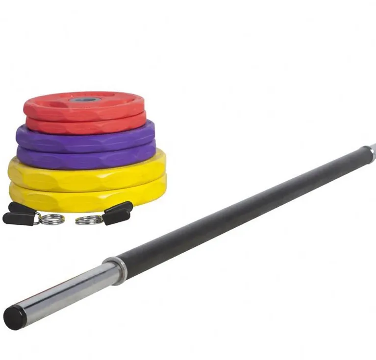 cheap price 20kg commercial studio 20kg rack barbell pump set