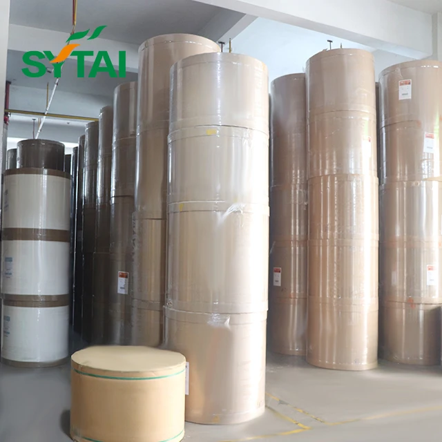 China Supply Kraft Paper For Cup Making Brown Slitted Paper Straw Material Cup Paper Roll