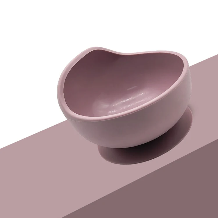 Wholesale Silicone Feeding Baby Dinnerware Tableware for Kids Waterproof Suction Bowl With Spoon Set