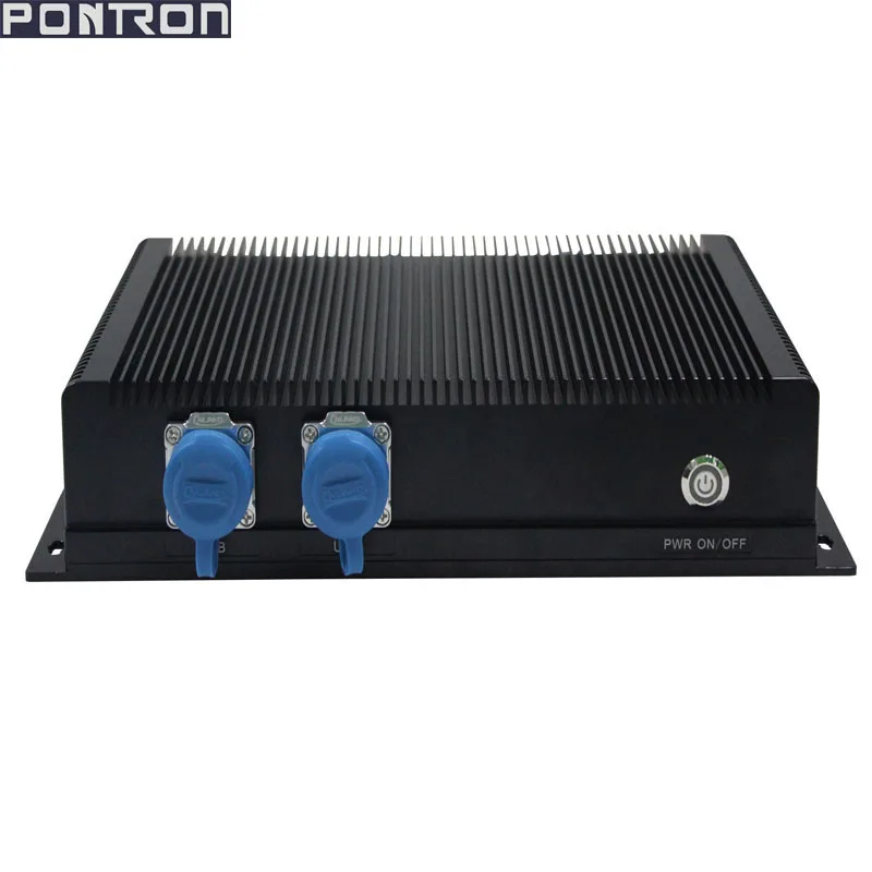 IP65 66 67 embedded box pc 4*RS232  2*RS485  2*RJ45 industrial compact computer