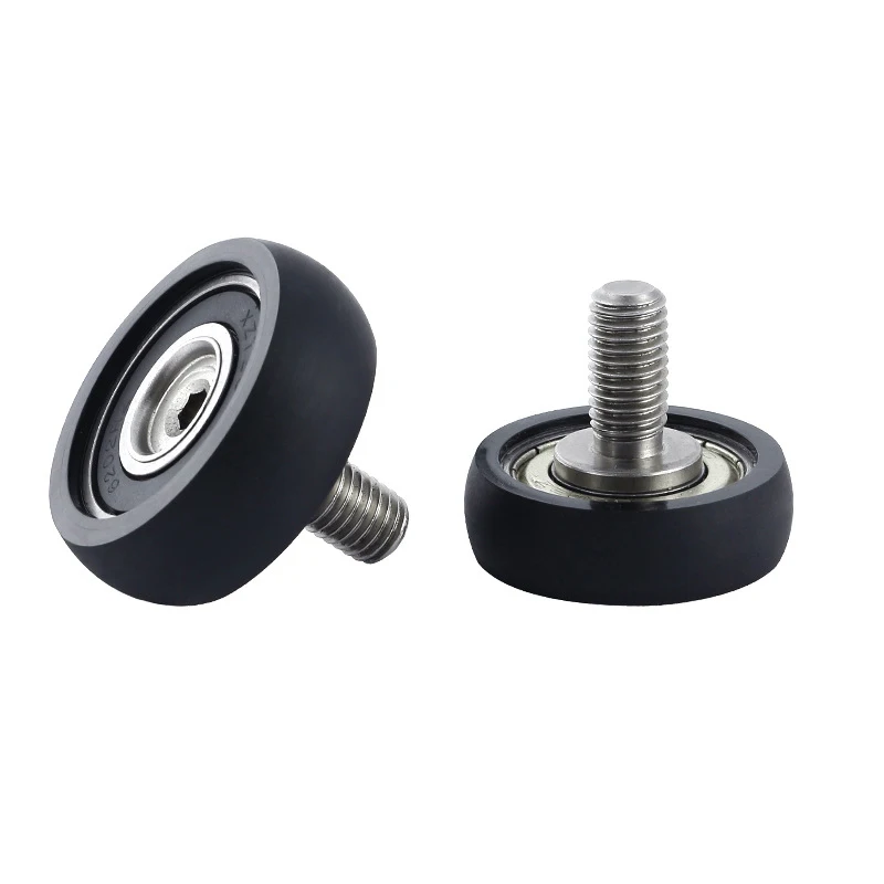 High load bearing Sliding Doors Pulley Hanging Rail nylon Wheels