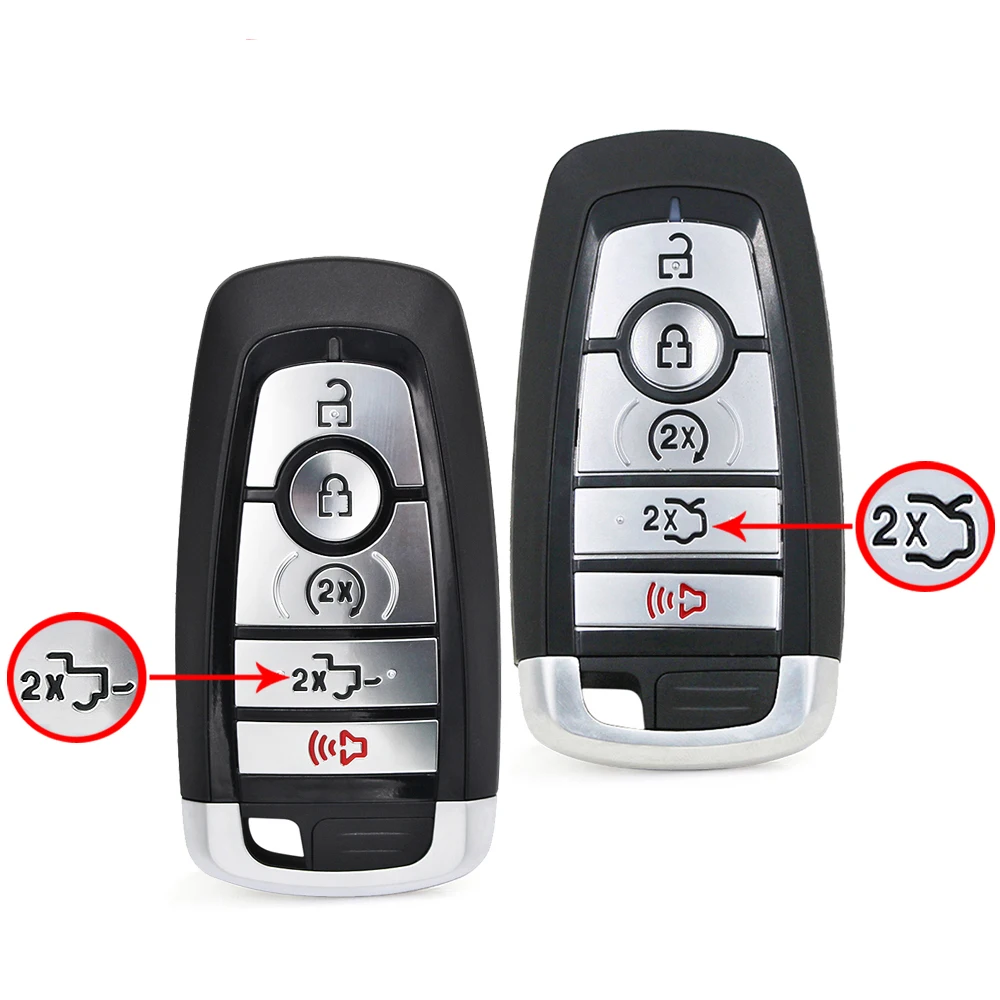 2+1B Car Remote Key For Ford Edge Fusion F250 F350 F450 2017 2018 M3N-A2C93142300 ID49 315MHz Card
