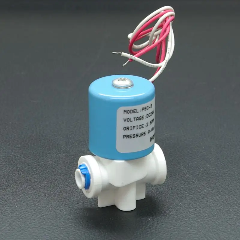 Hoyan PSC-3 2 way Plastic water dispenser micro solenoid valve  for RO machine water purifier