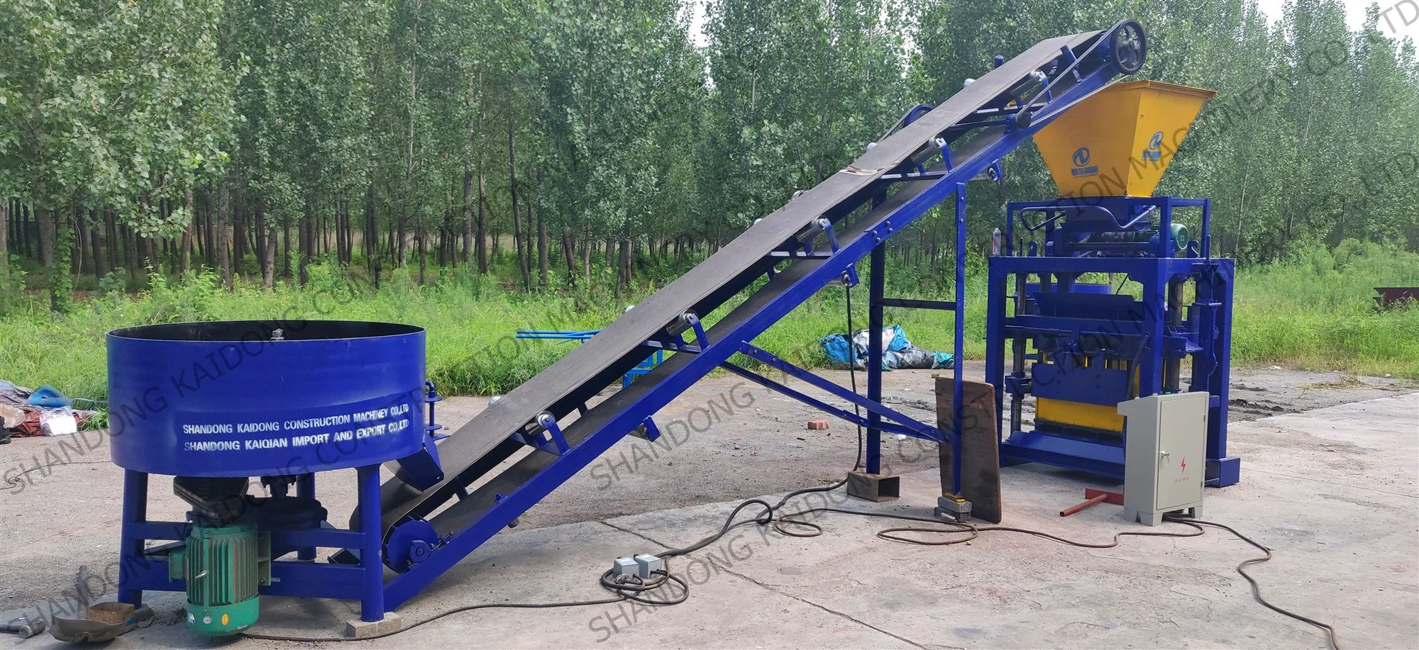 Блок вырабатываюшая машина QT4-35B небольшие усилительные машины для домашнего бизнеса Малый бизнес идеи цементного и бетонного блока делая машину