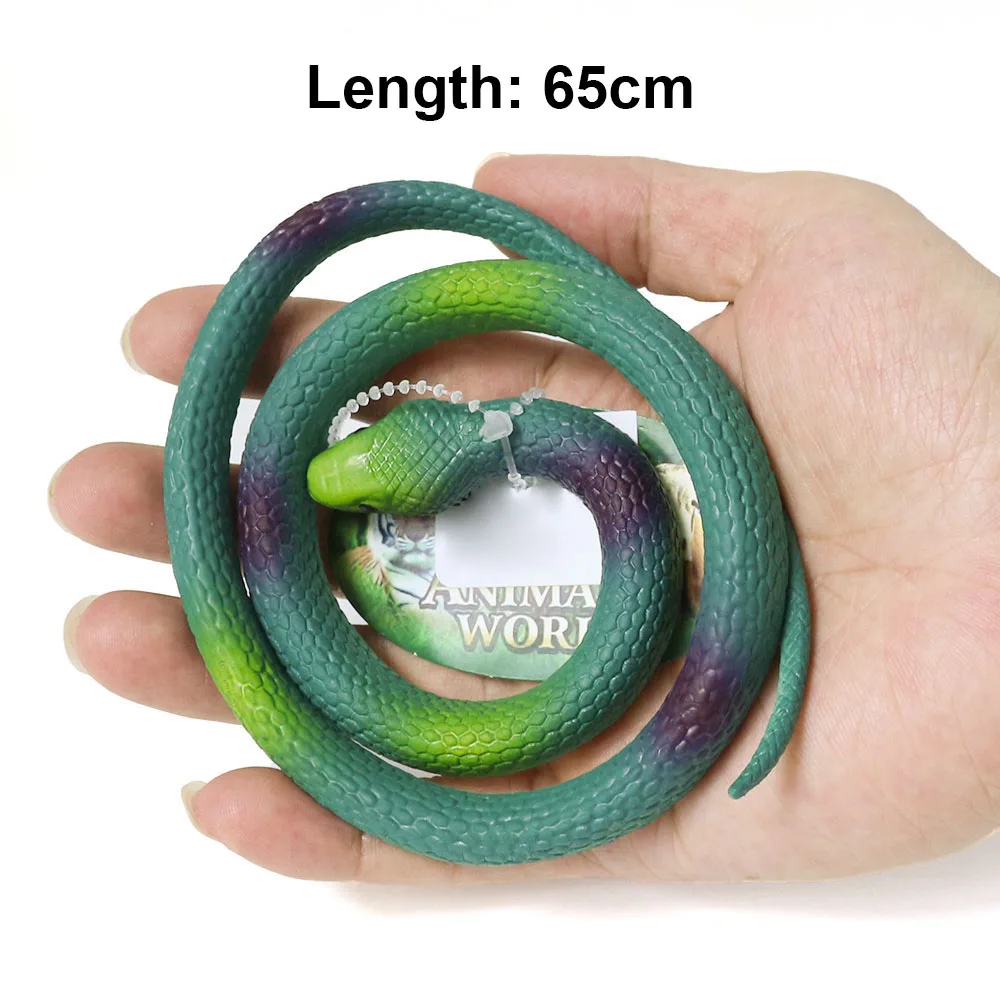 75 cm soft plastic reptile tpr snake toy