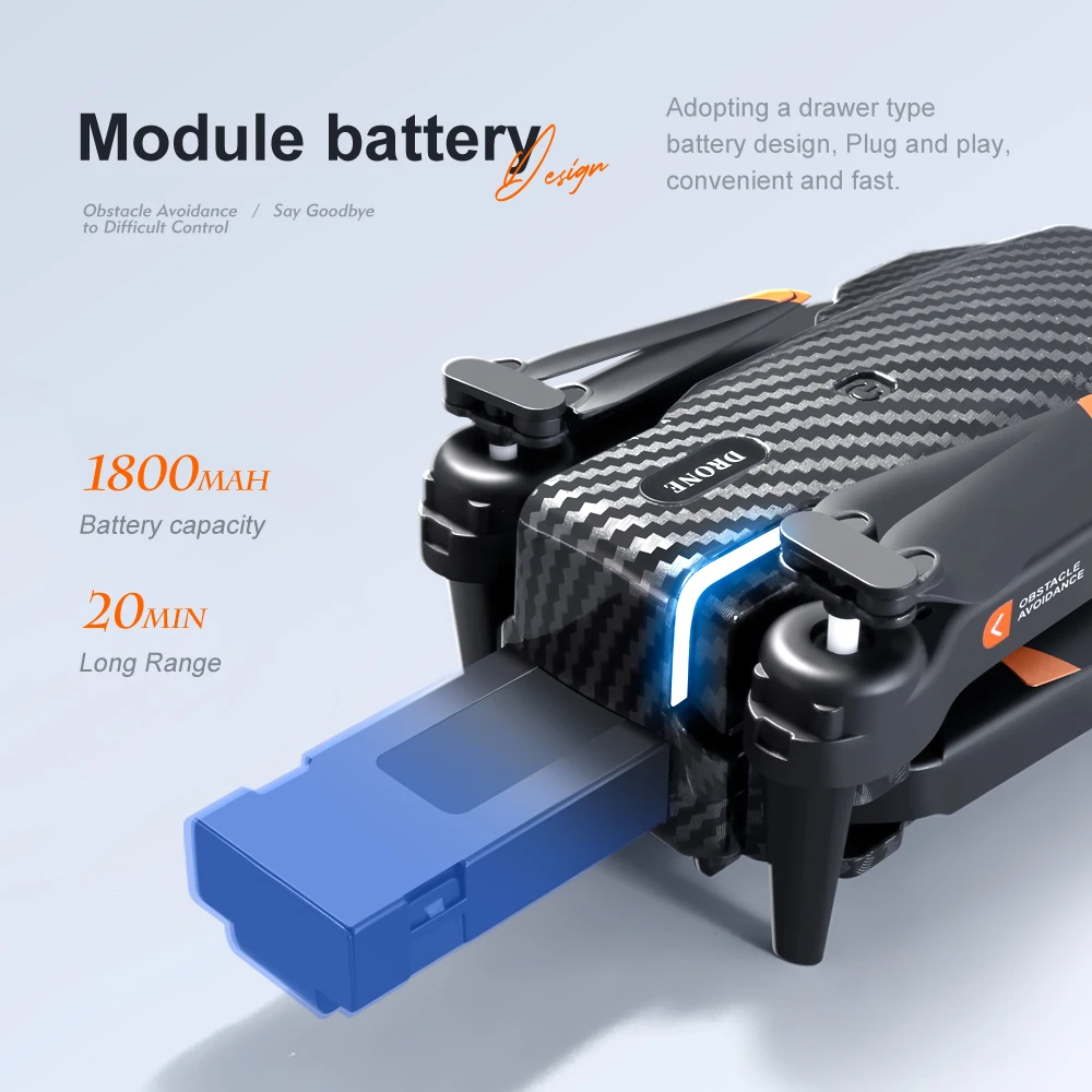 New Drone V8 Profession 4k Wide Angle Camera Wifi gps Fpv optical flow Height Keep smart Helicopter Toys Drone