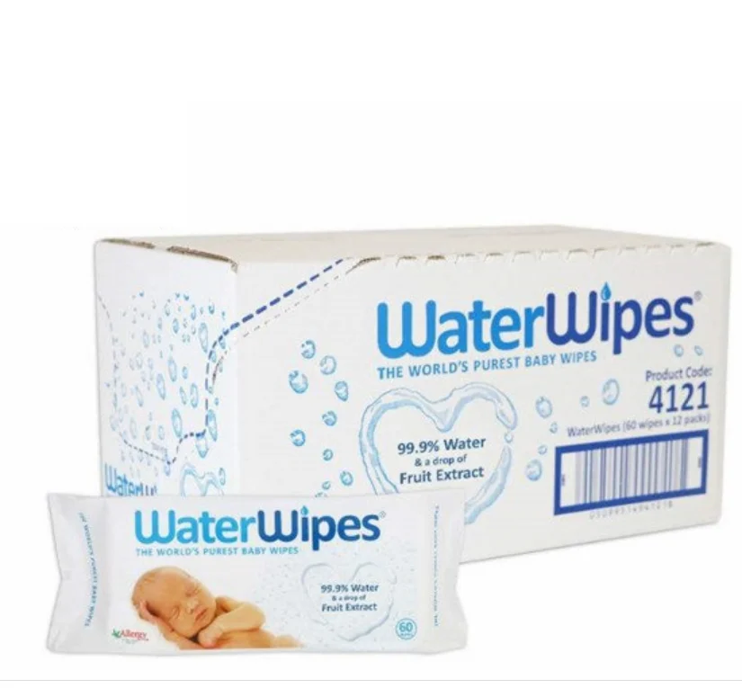 99.9% Water Wipes Private Label Organic Baby Wipes