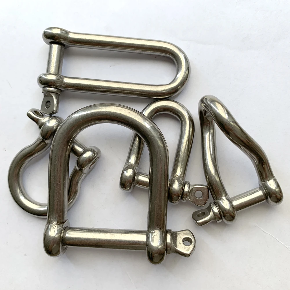 High quality rigging hardware shackle Stainless Steel D Shackle