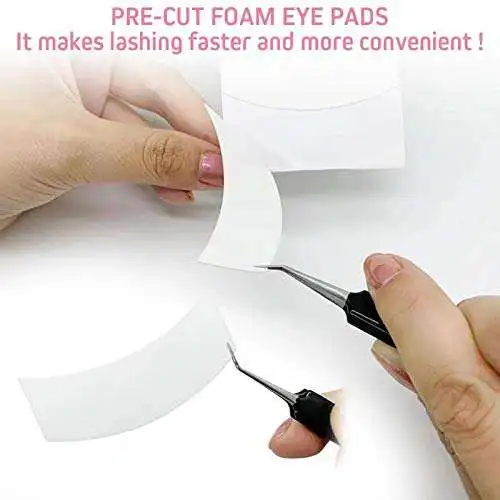 Wholesale Supplies 110pcs Medical Foam Tape Lint Free Hypoallergenic No Latex Waterproof Eye Pads for Eyelash Extensions