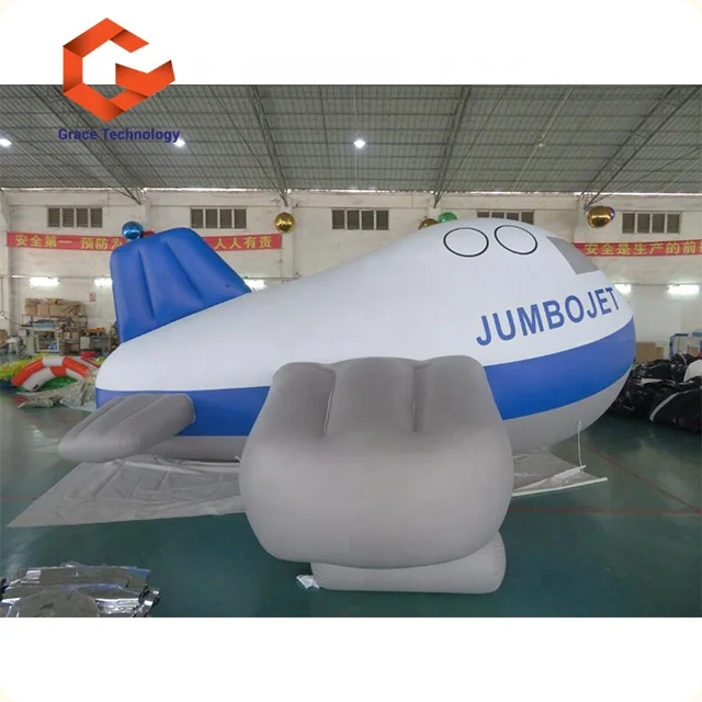 Advertising Custom Inflatable PVC Airship Helium Blimp Outdoor Inflatable Blimp For Sale