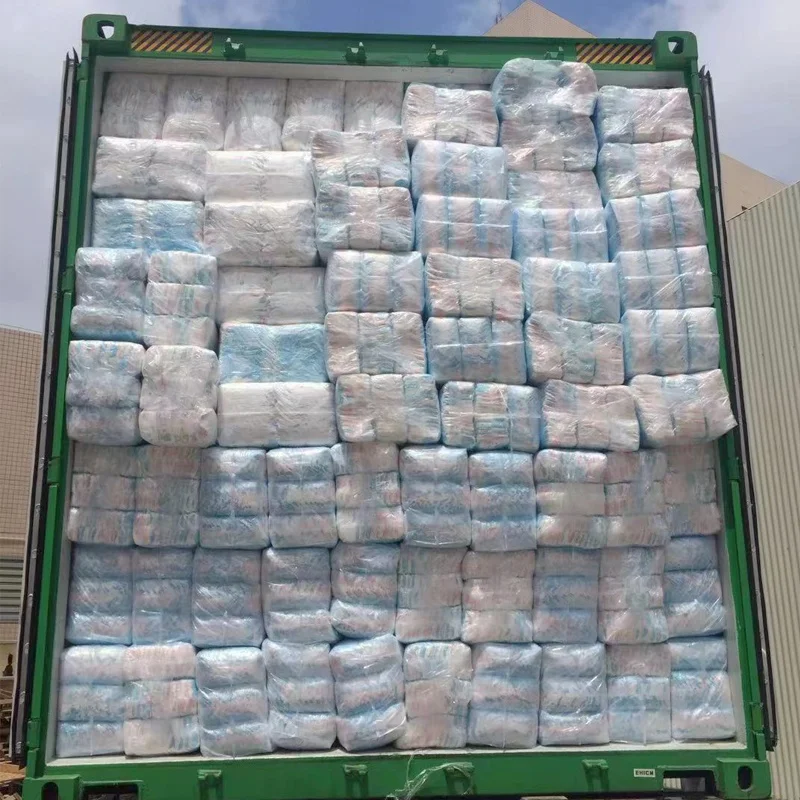 Wholesale Factory Price Disposable Super Breathable Cotton Topsheet Baby Nappies Diaper