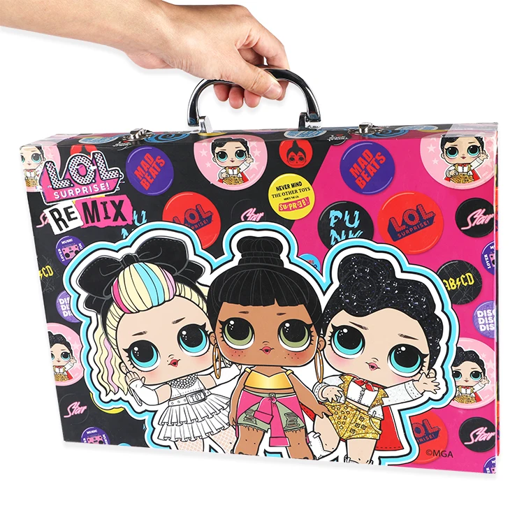 Lol Surprise Custom Deluxe Rainbow Wooden Set De Arte Full Colors  Professional Art Drawing Set