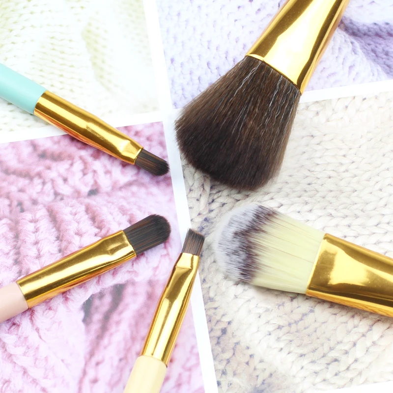 keli high quality angled brush makeup and eyeshadow brush set with best price makeup brush set wholesale