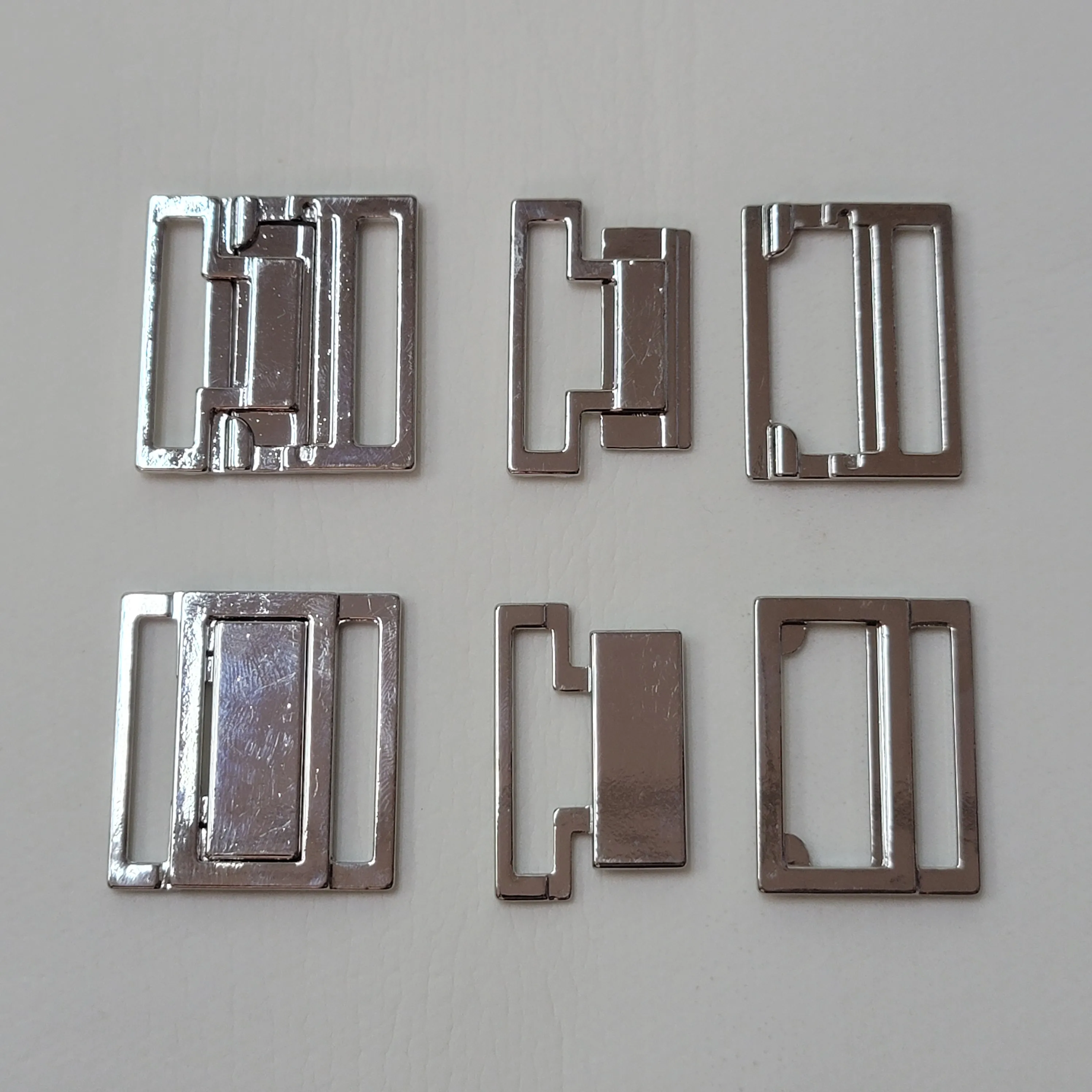 Xinglang 8-30 MM Gold Metal Clasp Closure Swimwear Accessories Wholesale Bikini Metal Clasp Connector